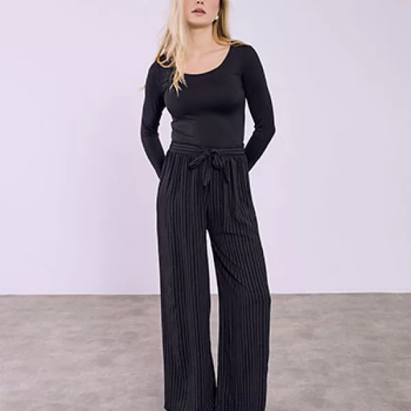 Παντελόνα ριγέ με δέσιμο SQ1430.1885+1