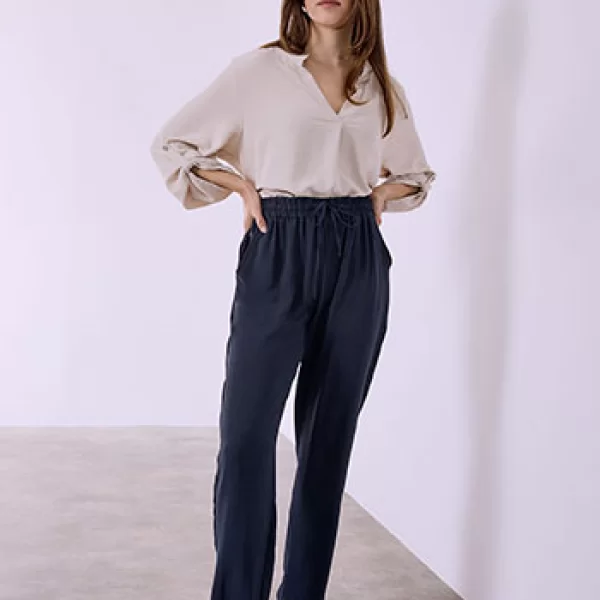 Celestino Παντελόνι μονόχρωμο με βισκόζη SQ1755.1848+6