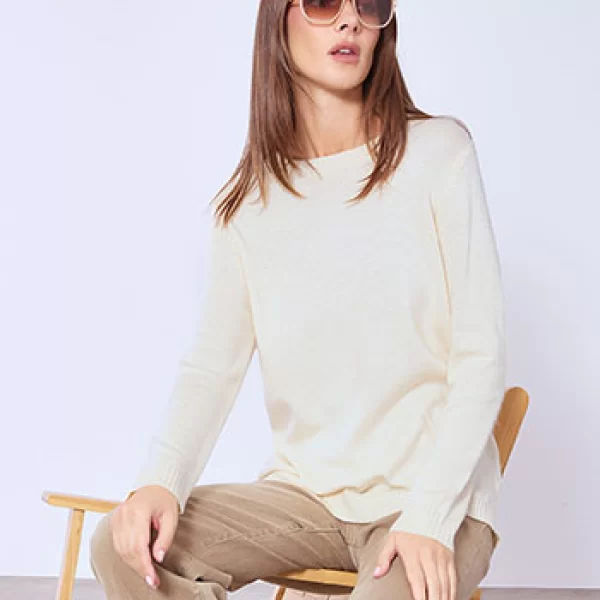 Πουλόβερ πλεκτό με βισκόζη WT7616.4255+4