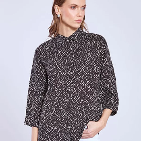 Πουκάμισο πουά με γιακά SQ7616.3790+3