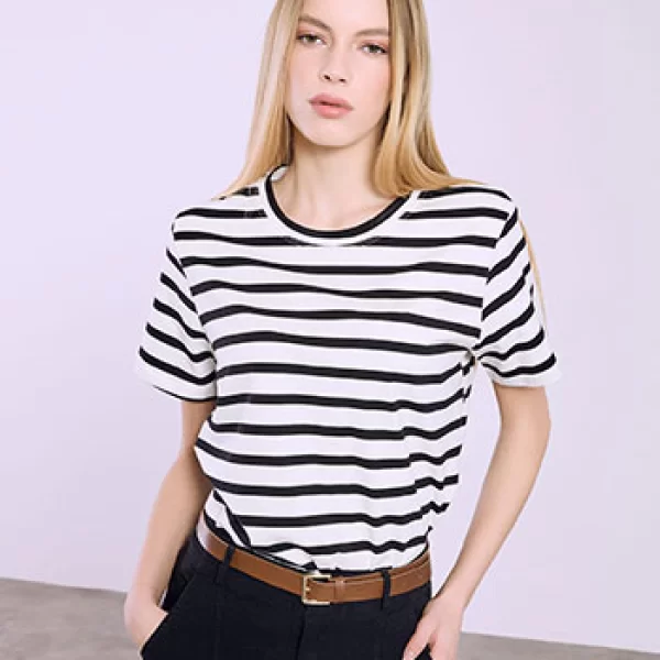 T-shirt ριγέ SQ7591.4308+1