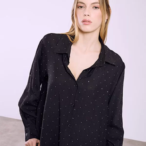 Πουκάμισο με strass SQ7633.3180+3