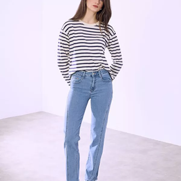 Τζιν με διακοσμητική ραφή SQ1796.1619+1