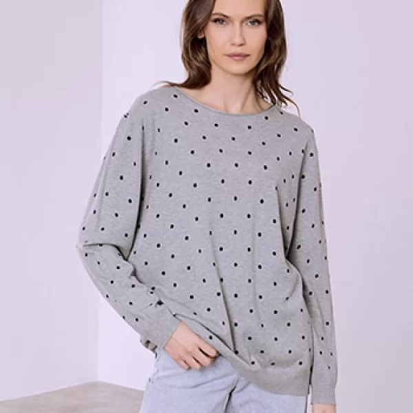 Πουλόβερ πουά SQ7568.4065+2