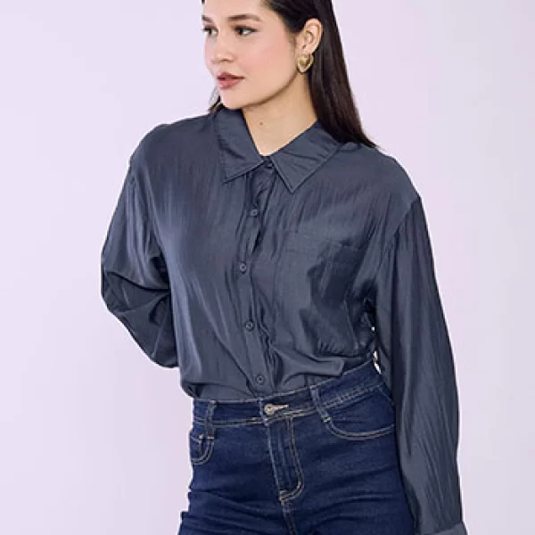 Πουκάμισο μακρύ με τσέπη SQ7578.3810+6