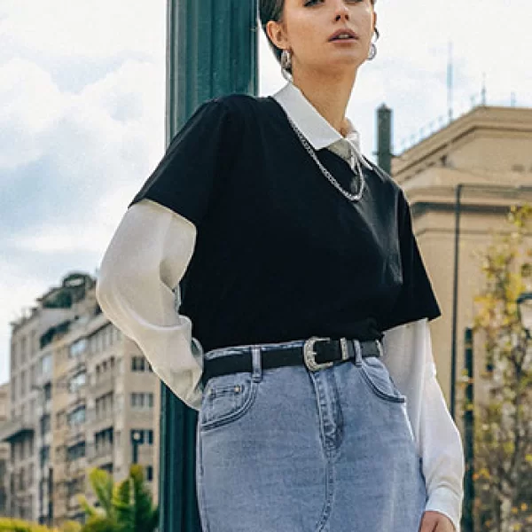 Τ-shirt μονόχρωμο SN7616.4212+1