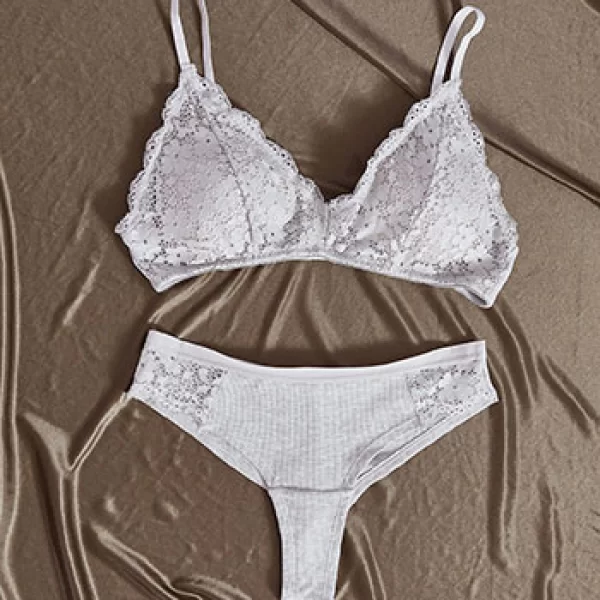 Σετ εσωρούχων ριπ με δαντέλα WT9833.0323+2