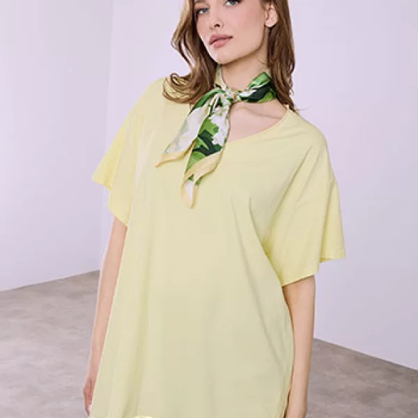 Μπλούζα με βαμβάκι SQ7639.4151+3