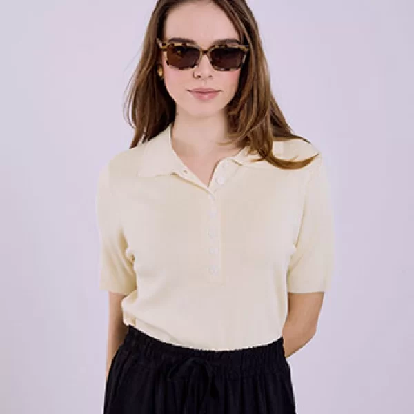 Τοπ με κλασικό γιακά SQ7693.4621+3