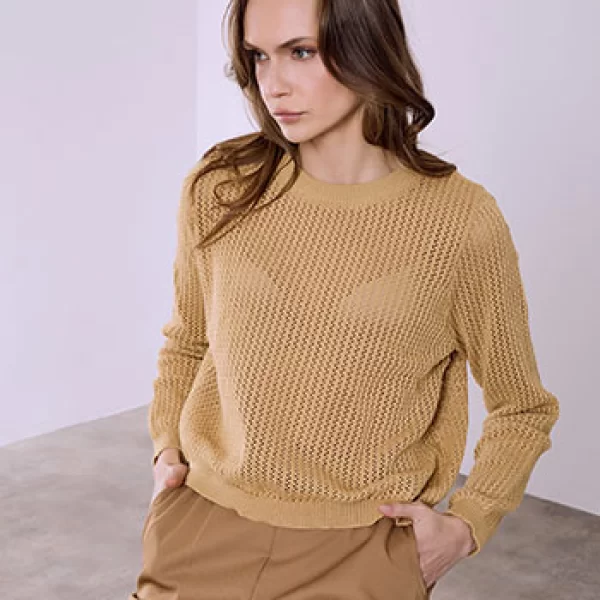 Μπλούζα διάτρητη πλεκτή SQ7693.4616+2