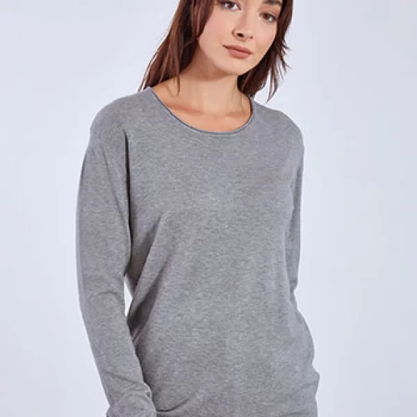 Πουλόβερ με στρογγυλή λαιμόκοψη WT1042.4379+2