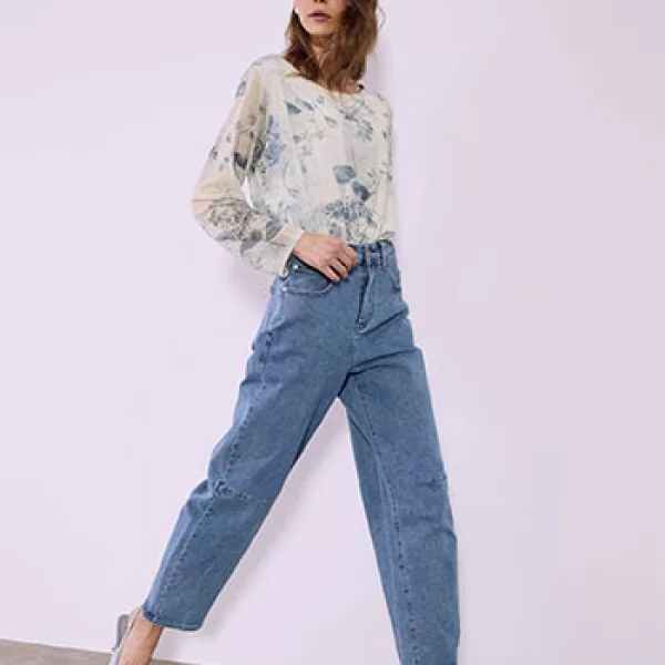 Μπλούζα ημιδιάφανη εμπριμέ SQ7569.4778+3