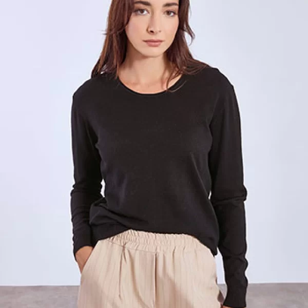 Πουλόβερ με στρογγυλή λαιμόκοψη WT1042.4379+9