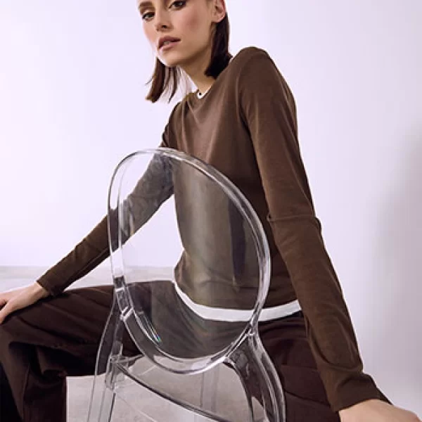 Μπλούζα με διπλό τελείωμα SQ9844.4105+3