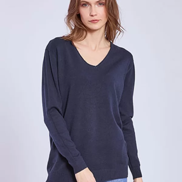 Πουλόβερ με γυριστή λαιμόκοψη SQ1042.4380+9