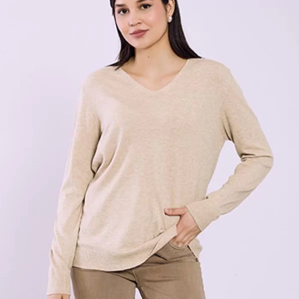 Μπλούζα με V λαιμόκοψη SQ1794.4653+4