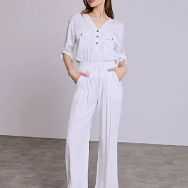 Celestino Παντελόνα βαμβακερή μονόχρωμη SQ1755.1821+4