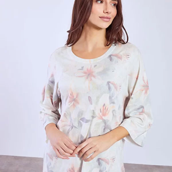 Μπλούζα φλοράλ SQ7568.4028+4