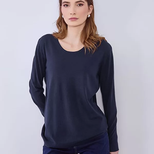 Πουλόβερ με στρογγυλή λαιμόκοψη SQ1042.4379+9