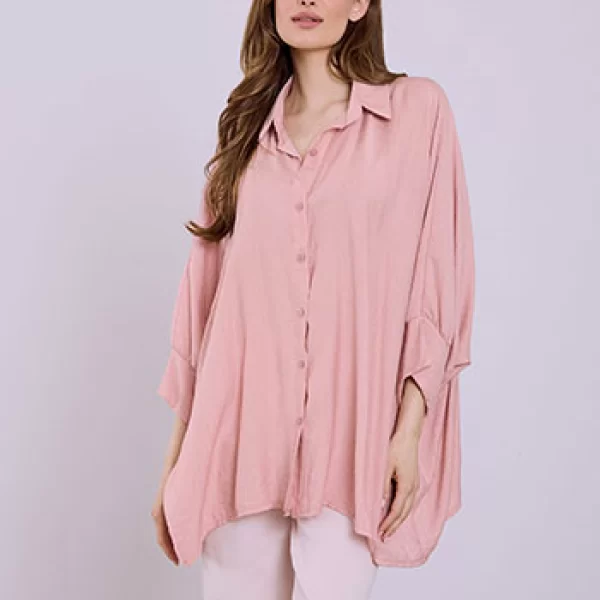 Πουκάμισο ασύμμετρο SQ7702.3140+5