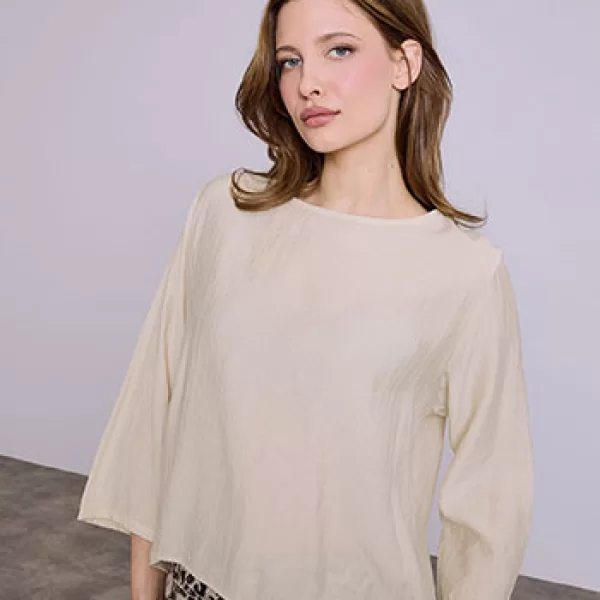 Μπλούζα με όψη τσαλακωμένου SQ7569.4517+4