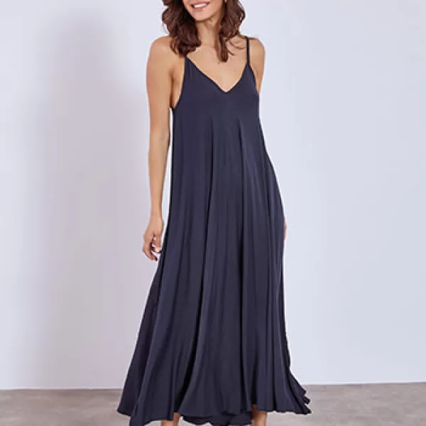 Φόρεμα μάξι απο βισκόζη WT7587.8982+4