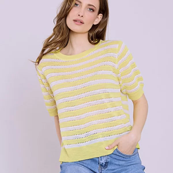 Μπλούζα με διάτρητες λεπτομέρειες SQ7583.4260+2