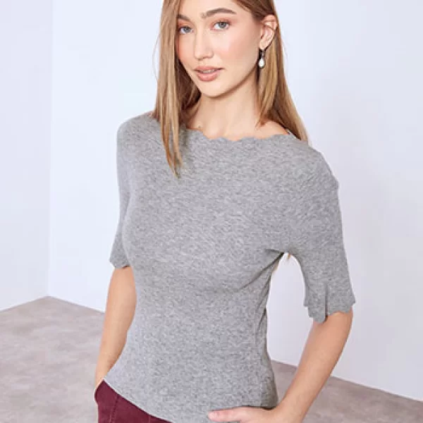 Πουλόβερ με κυματιστές λεπτομέρειες WT7572.4302+2