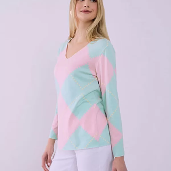 Μπλούζα με ρόμβους SQ7834.4617+2