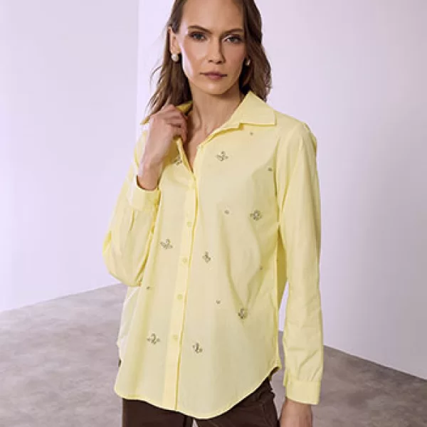 Πουκάμισο με strass πέτρες SQ7569.3320+2