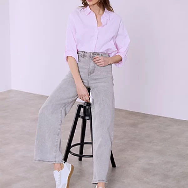 Τζιν wide leg ψηλόμεσο SQ1628.1071+3