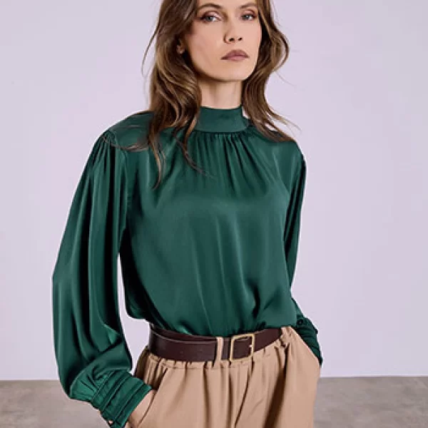 Μπλούζα με ενσωματωμένο μαντήλι SQ7578.4028+4