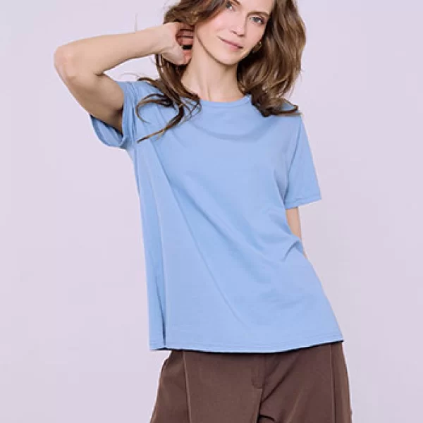 Τ-shirt μονόχρωμο SQ7616.4212+13