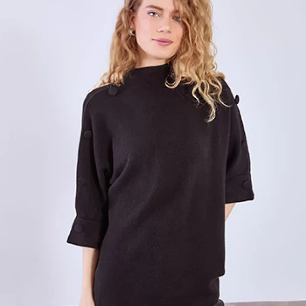 Πουλόβερ με διακοσμητικά κουμπιά WT7642.4261+1