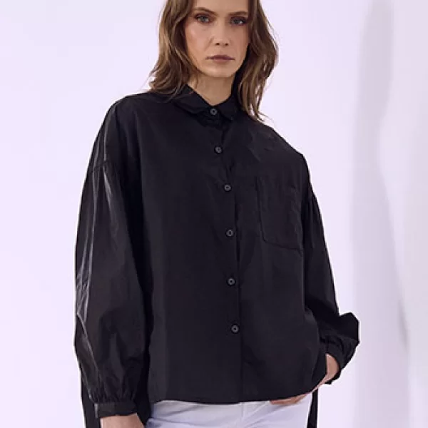 Πουκάμισο oversized ασύμμετρο SQ7587.3563+3