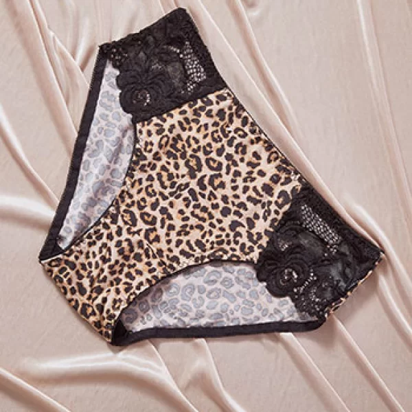 Σλιπ λεοπάρ με δαντέλα WT9833.A620+3