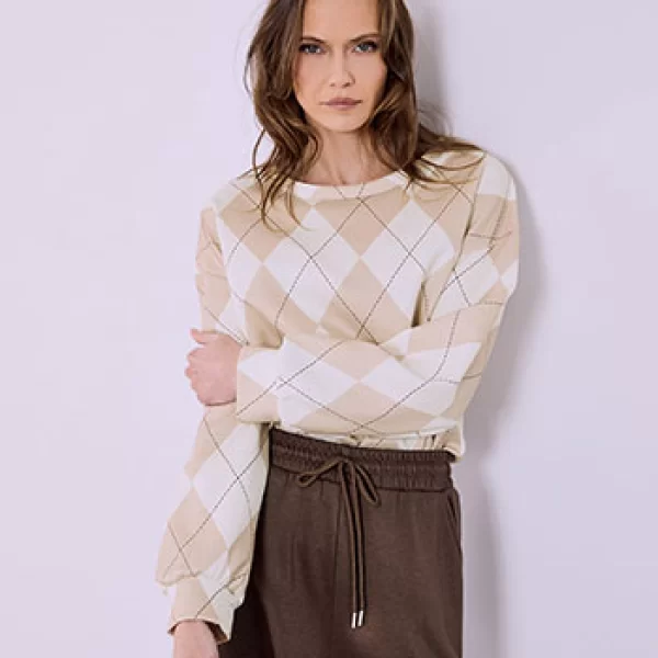 Μπλούζα με ρόμβους SQ7587.4739+5