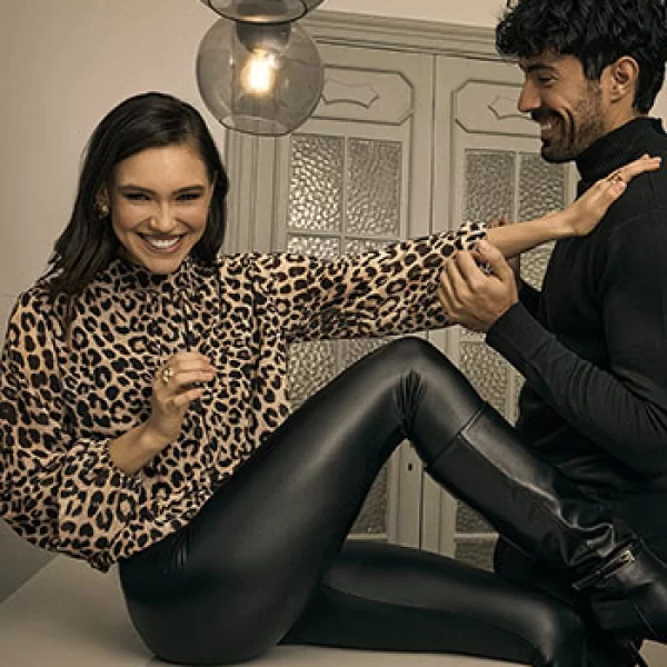 Μπλούζα λεοπάρ με ελαστικό τελείωμα SQ9420.4219+1