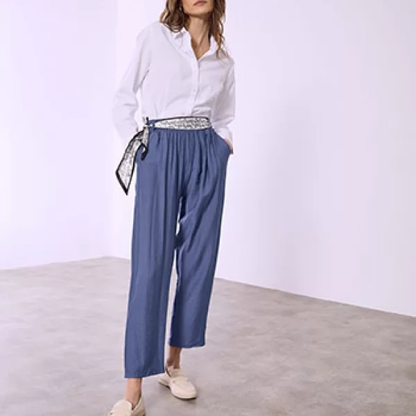 Παντελόνι με διακοσμητικό μαντήλι SQ1430.1765+7