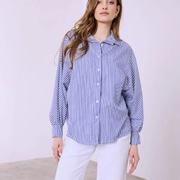 Πουκάμισο με μανίκι νυχτερίδα SQ7702.3599+4