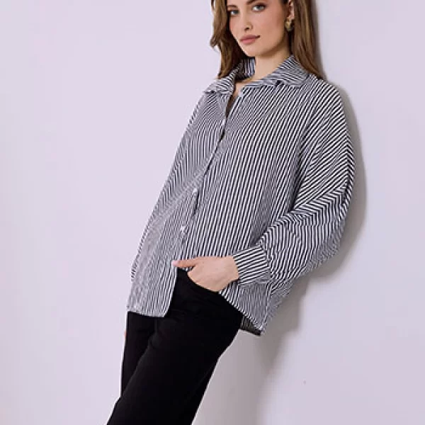 Πουκάμισο με μανίκι νυχτερίδα SQ7702.3599+3