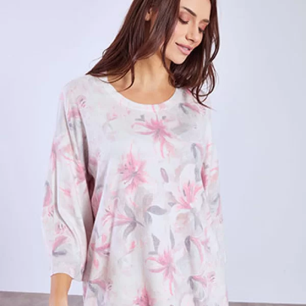Μπλούζα φλοράλ SQ7568.4028+3