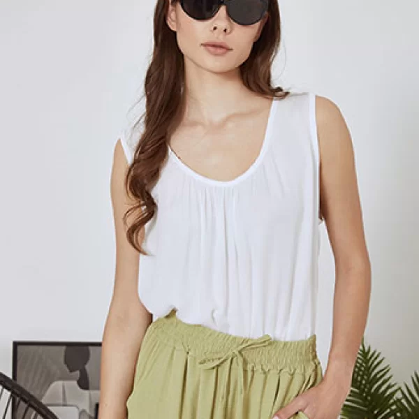 Μπλούζα αμάνικη μονόχρωμη SN7587.4205+6