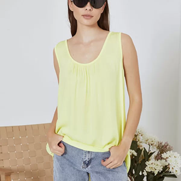 Celestino Μπλούζα αμάνικη μονόχρωμη SN7587.4205+4