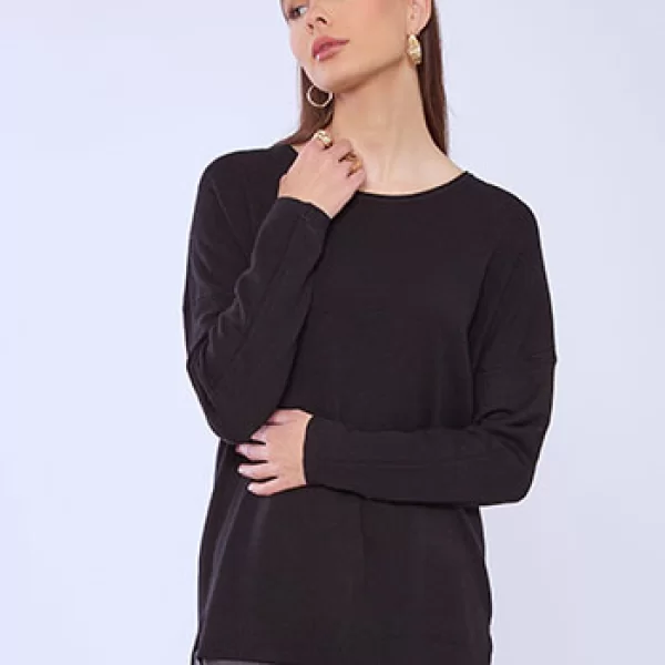 Πουλόβερ με γυριστή λαιμόκοψη SQ1042.4322+5