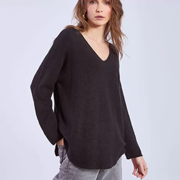 Πουλόβερ με V λαιμόκοψη SQ7587.4930+1