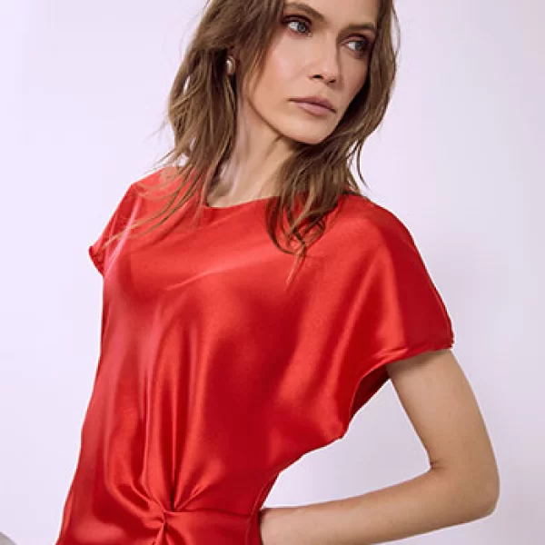 Φόρεμα μάξι σατέν SQ9864.8517+2