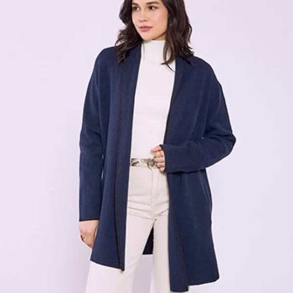 Ζακέτα με κεντητή λεπτομέρεια SQ7568.5081+5