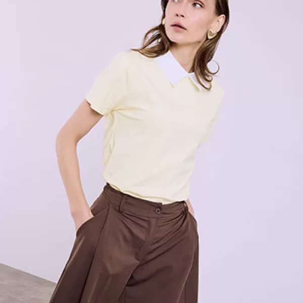 Μπλούζα με γιακά SQ7642.4035+2