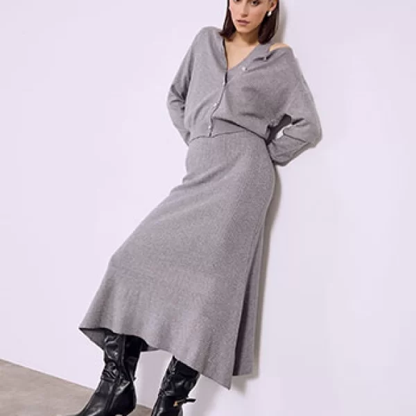 Σετ φόρεμα και ζακέτα με strass SQ7633.0017+2